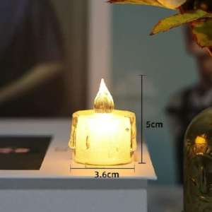 LED BATTERY OPERATED CANDLE ELECTRONIC FLAMELESS CANDLE ALTAR LIGHT FOR WEEDING EVENTS