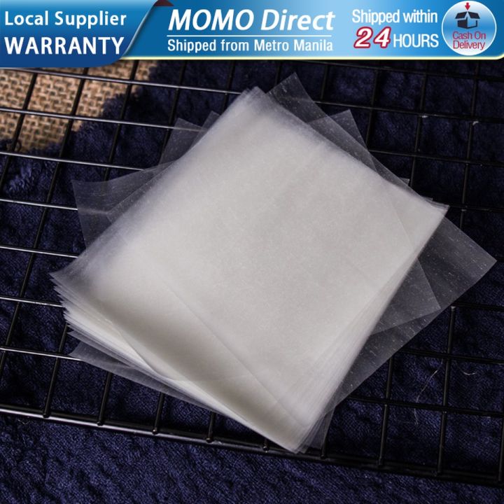 500 Sheets Transparent Candy Wrapper Edible Glutinous Rice Paper Nougat ...