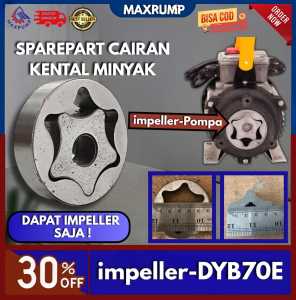 MAXPUMP Kipas-1000 Kipas Impeller Sperpsrt Pompa Minyak DC12V DC24V Pompa oli sparepart Sperpart Kipas Impeller pompa khusus cairan kental Sperpart Impeller Otomotif Sperpart