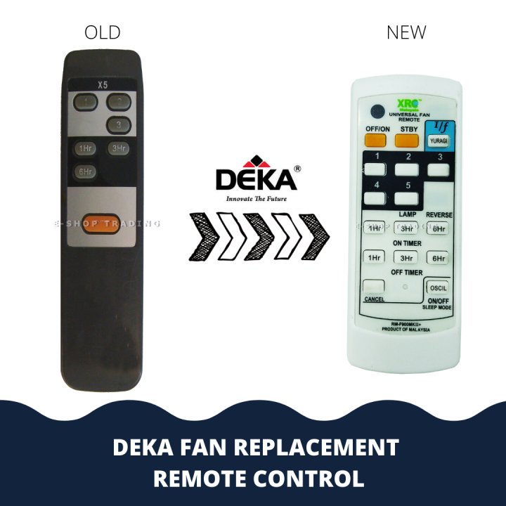 DEKA X5 CEILING FAN REPLACEMENT REMOTE CONTROL Lazada