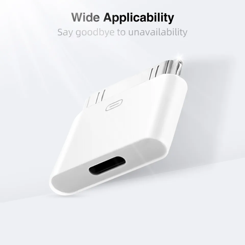 FONKEN USB C To 30Pin Adapter Type-C Female To 30 Pin Male