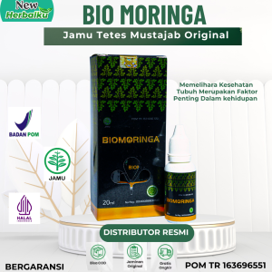 Bio moringa / Biomoringa Jamu Tetes  Herbal  Manfaat Daun Kelor Serta Memenuhi Asupan Nutrisi Tubuh