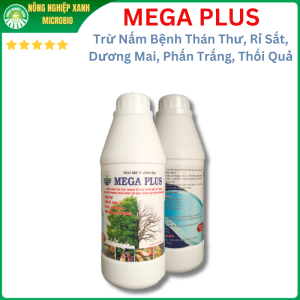 MEGA PLUS Trừ Nấm Bệnh Thán Thư Rỉ Sắt Dương Mai Phấn Trắng Thối Quả Chai 1 Lít