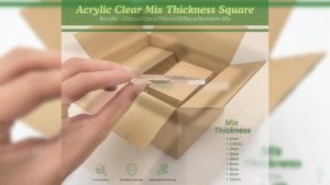 Transparent Acrylic Sheet For Laser Cut & Engraving DS Brand M3