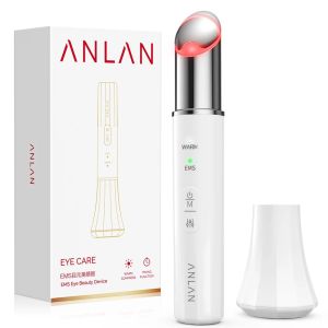 ANLAN Eye Beauty Device Microcurrent Eye Massager Removes Eye Bags Dark Circles Red Blue Light Eye Lifting Massage Instrument