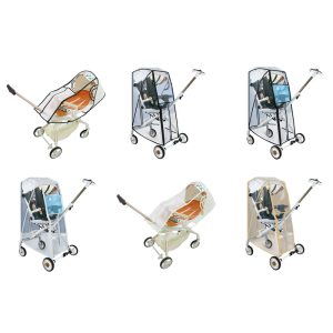 Xe đẩy em bé trong suốt bọc chống mưa chịu mưa nắng & Trọng lượng nhẹ Ốp bảo vệ Bảo vệ đầy đủ mưa trường hợp