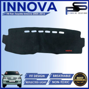 Dashboard Cover for Toyota Innova V G J E 2005 2006 2007 2008 2009 2010 2011 2012 2013 2014 2015 2016 / Aug 2016 2017 2018 2019 2020 2021 2022 2023 2024 2025 Dashboard Cover High Quality Dashmat Dash Mat Sun Shade Non Slip Dash Board