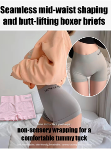 Boxers Body Sculpting Boxer Shorts Young Fashion Girl Focus on Privacy Traceless Seamless