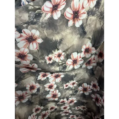 Kain Bunga Viscose Japanese Cotton Floral Digital Print / Bidang 60inch