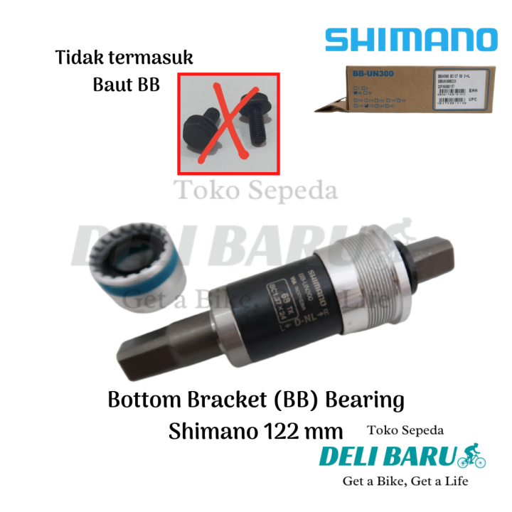 Shimano BB Bottom Bracket 122 Bearing sepeda MTB federal lipat