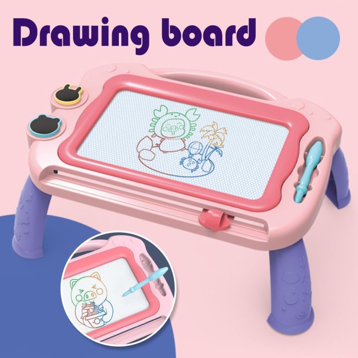 Baby Large Color Magnetic Drawing Board Children's Magnetic Force ...