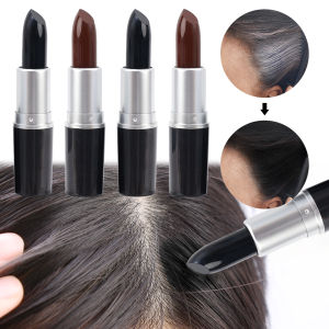 Disposable Lipstick Hair Dye Stick Black Brown Temporary Hair Coloring Cream Covered White Hairline Pen Smear Type Dye Artifact