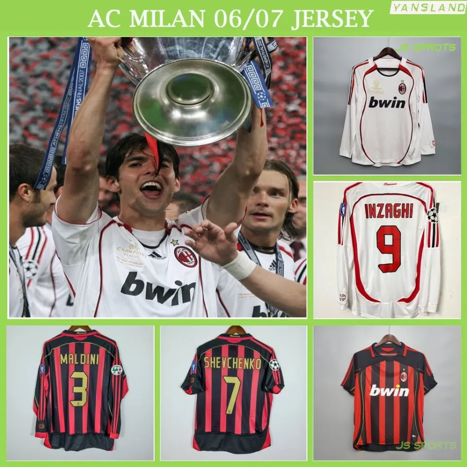 WGB2006/2007 AC MILAN retro jersey-MILAN 06/07 final football