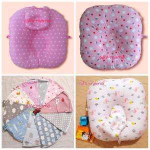 Đệm gối chống ọc sữa cho bé sơ sinh cotton Hàn mịn màng thoáng mát kích thước lớn 70*70cm màu bé gái