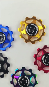 Xe đạp phía sau derailleurs ròng rọc vòng bi thép ròng rọc 13t aluminiums hợp kim jockeys Bánh Xe Xe Đạp phần dễ dàng cài đặt