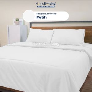 Sprei dan Selimut Bedcover Polos Series Bundle