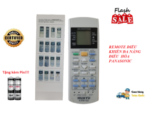 Remote Điều khiển điều hòa Pa_na_so_nic đa năng tất cả các dòng 1&2 chiều Inverter - Hàng mới 100% Tặng kèm Pin