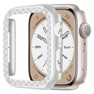 Casing Berlian untuk Watch Seri 9 8 SE 7 6 5 4 3 lWatch 40mm 44mm 38mm 42mm 41mm 45mm Sampul