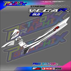STRIPING VARIASI YAMAHA VEGA R OLD / STICKER LIST VARIASI MOTOR VEGA R LAMA