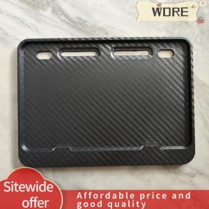 WORE Tấm giấy phép khung tấm giấy phép chủ sở hữu phổ xe máy chống gỉ cho phía trước phía sau