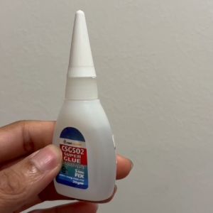 CSG502 Super Glue Instant Adhesive 502 Multi Purpose Strong Fast Bond Repair Glue Clear Adhesive