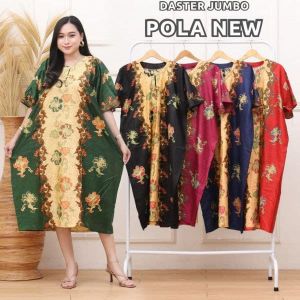 DASTER SUPER JUMBO pakaian wanita baju tidur batik Cap kain rayon Samitex untuk ibu menyusui hamil