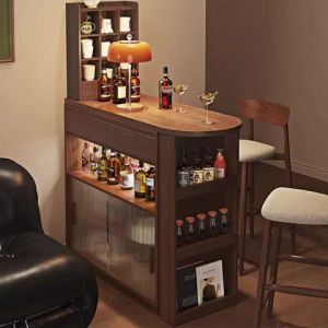 High-end bar table small living room escopic mobile one dining side cabinet partition cabinet multifunctional side table wine table