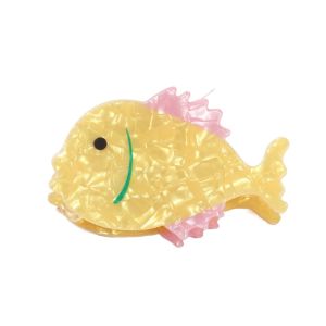 MARIE Non-slip Fish Hair Claw Sea Creature Animal Large Shark Clip Fashion Hair Accessories PVC Claw Clip Women