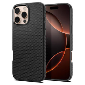 Spigen iPhone 16 Pro Max Case 6.9" Liquid Air Casing Military Grade Drop Protection Slim Flexible Durable iPhone Cover