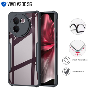 Case Vivo V30E 5G Hardcase Shield Transparant Shockproof Protect Camera Casing