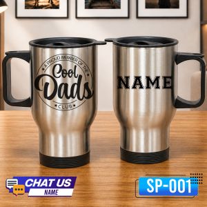 Transfer it Personalized name Travel mug Fathers day Collection Perfect for Camping High Quality
