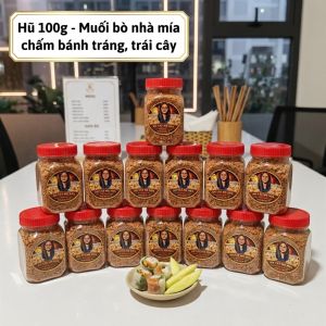 Muối Bò Cay Thơm Loại Ngon Mẹ Mía Trộn Bánh Tráng Chấm Trái Cây Đặc Sản Tây Ninh