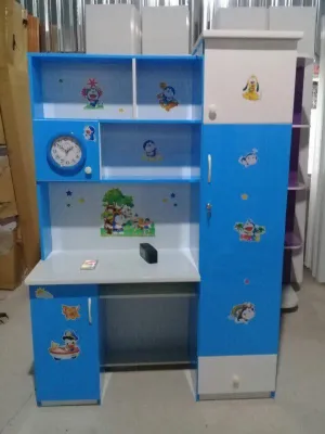 Bàn học sinh tích hợp Tủ quần áo cho bé