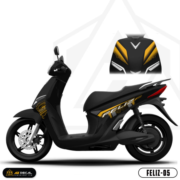 Tem Feliz S Thiết Kế Hiện Đại | FELIZ-05 | Team Decal Rời Hình Dán Xe ...