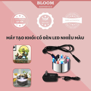 Máy tạo khói bể cá tiểu cảnh spa dưỡng sinh hòn non bộ | Máy tạo khói có đèn led nhiều màu