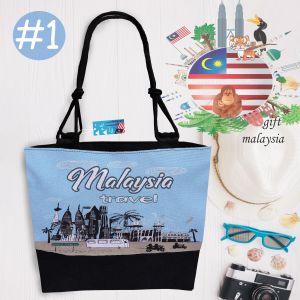 Tas malaysia tas oleh oleh malaysia model tote bag sumbu TSH 001