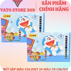 Bút sáp màu THIÊN LONG COLOKIT 24 màu CR-C06/DO
