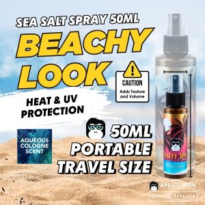 Apestomen Volcanic Clay or Volcanic Ash Styling Powder or Salty Ape Sea Salt Spray