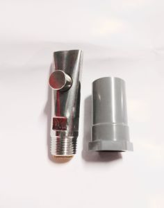 Núm uống tự động cho heo phi 21mm bằng inox (tặng kèm nối ren trong phi 21mm)