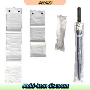 MceHKF 100pcs Disposable Umbrella Bag Transparent Waterproof Plastic Umbrella Cover For Hotel Lobby Doorway Umbrella Bag