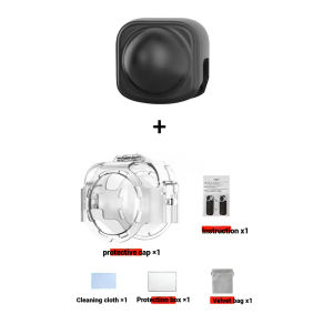 PC Anti-fog Snap-on Protective Guard Cap Cover For Insta360 X5 Removable Anti-fall Protector Cover Lens Cap Guards Camera Accessories