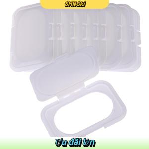 SHNGki 1 5 10 chiếc nắp giấy ướt em bé tái sử dụng Hộp khăn giấy nắp giấy ướt không dính