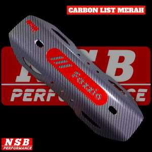 COVER KNALPOT FAZZIO TUTUP KNALPOT CARBON AKRILIK FAZZIO