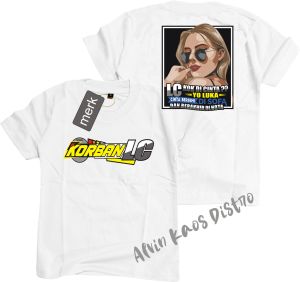 Akd Kaos Atasan Korban Lc Kaos Pria & Wanita Kaos Murah Kaos Distro Bandung Kaos Katun Distro Hitam Putih