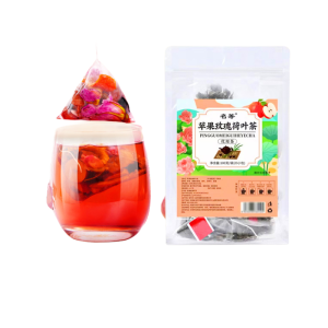 Apple Rose Lotus Leaf Tea Apple Lotus Leaf Rose Tea Combination Tea Hot Selling Item 苹果玫瑰荷叶茶