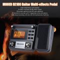 MOOER GE100 Guitar Multi-effects Processor Effect Pedal with Loop Recording(180 Seconds) Tuning Tap Tempo Rhythm Setting Scale & Chord Lesson Functions. 