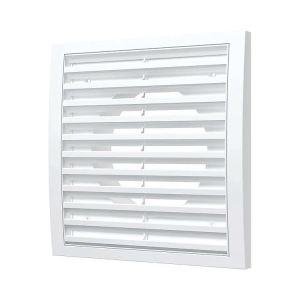 Cửa gió vuông NHỰA với cổ tròn gắn ống Era - RF - Hàng Nhập Khẩu