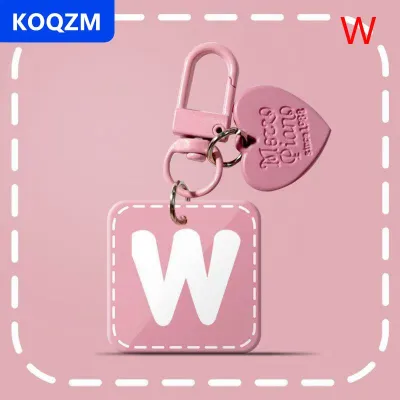 [COD] KOQZM Màu Hồng 26 Chữ Treo Thiết Kế Đơn Giản Keychain Cho Phụ Nữ Quyến Rũ Đồ Trang Sức Phong Cách Tinh Hoa Mặc Hàng Ngày A-Z Móc Chìa Khóa