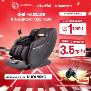 Miễn phí lắp đặt | Ghế Massage Kingsport Standard G20 New Công Nghệ Sóng Âm Kingsonic Điều Khiển Giọng Nói Thông Minh