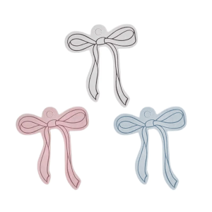 Pack Of 50 Decorative Gift Packaging Box Accessories Colorful Bowknot Paper Hanging Labels Handmade Crafts Decoration